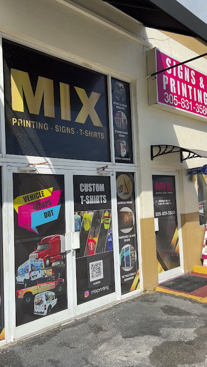 MIX Printing Corp. "Signs T-shirts Shop", Hialeah