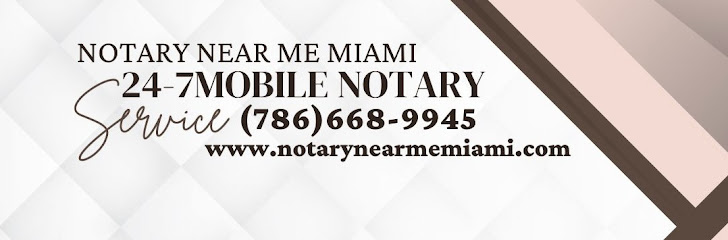 Notary Near Me Miami, Hialeah